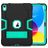 Mobigear ShieldStand iPad 10 (2022) Hoes Hard Kunststof,Siliconen Backcover + Standaard - Groen / Marineblauw