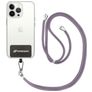 Mobigear Lanyard Universeel Telefoonkoord Verstelbaar - Platinum Grey