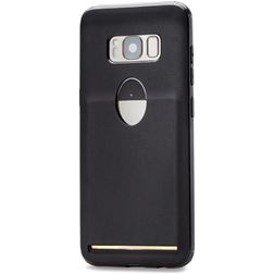 Xccess Matt Card Samsung Galaxy S8 Hoesje Flexibel TPU Backcover - Zwart