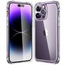 Mobigear Cushion Doorzichtig iPhone 14 Pro Max Hoesje Flexibel TPU Backcover Shockproof - Transparant