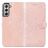 Mobigear Mandala Samsung Galaxy S21 FE Hoesje Bookcase Portemonnee - Roségoud