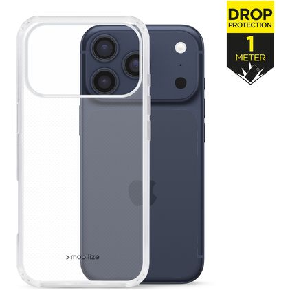 Mobilize Naked Protection Doorzichtig iPhone 17 Pro MagSafe Hoesje Hardcase Backcover Shockproof - Transparant