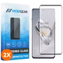 Mobigear Premium OnePlus 12 Glazen Screenprotector - Case Friendly - Zwart (2-Pack)