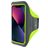 Mobiparts Comfort Fit Telefoonhouder Hardlopen iPhone 13 Pro Sport Hoesje Neopreen Sportarmband - Neon Green