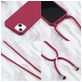 Mobigear Lanyard iPhone 16 Pro Siliconen Hoesje met koord - Rood