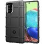 Mobigear Rugged Shield Samsung Galaxy M51 Hoesje Flexibel TPU Backcover Shockproof - Zwart