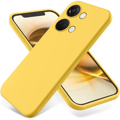 Mobigear Colors OnePlus Nord 3 Hoesje Flexibel TPU Backcover - Geel