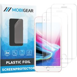 Mobigear iPhone 7 Plus Screenprotector Folie - Case Friendly (3-Pack)
