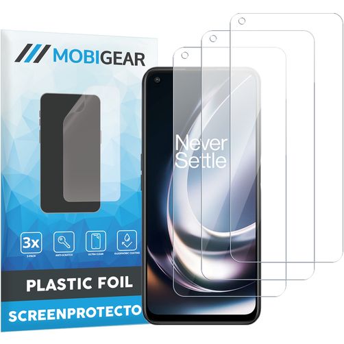 Mobigear OnePlus Nord CE 2 Lite 5G Screenprotector Folie - Case Friendly (3-Pack)