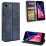 Mobigear Sensation iPhone SE (2020) Hoesje Bookcase Portemonnee - Blauw