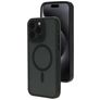 Mobiparts Hardcover iPhone 15 Pro Max MagSafe Hoesje Hardcase Backcover - Satin Black