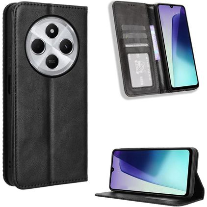 Mobigear Sensation Xiaomi Redmi 14C Hoesje Bookcase Portemonnee - Zwart
