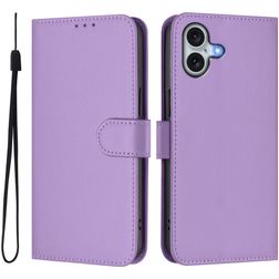 Mobigear Urban Wallet iPhone 16 Plus Hoesje Bookcase Portemonnee - Paars