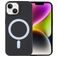 Mobigear Rubber Touch iPhone 15 Plus Siliconen MagSafe Hoesje Backcover - Zwart