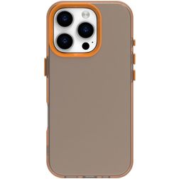 Mobigear Crystal iPhone 16 Pro Hoesje Hardcase Backcover - Oranje