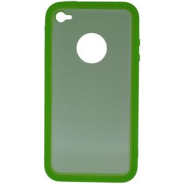 Xccess Rubber iPhone 4 Siliconen Hoesje Backcover - Groen Xccess Rubber iPhone 4 Siliconen Hoesje Backcover - Groen