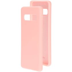 Mobiparts Samsung Galaxy S10 Siliconen Hoesje Backcover - Blossom Pink
