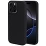 Mobiparts iPhone 16 Pro Max Siliconen Hoesje Backcover - Zwart
