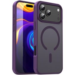 Mobigear Shockproof iPhone 17 Pro Max MagSafe Hoesje Hardcase Backcover - Crystal Purple