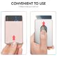 Mobigear Pocket Siliconen Pasjeshouder - 2 Pasjes - MagSafe Compatible - Roze