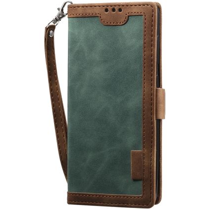 Mobigear Two Tone Huawei P40 Hoesje Bookcase Portemonnee - Groen