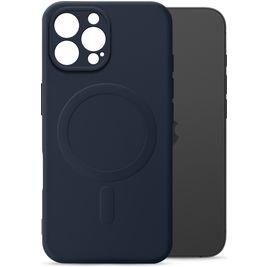 My Style Protective Flex iPhone 16 Pro Max MagSafe Hoesje Flexibel TPU Backcover - Marineblauw