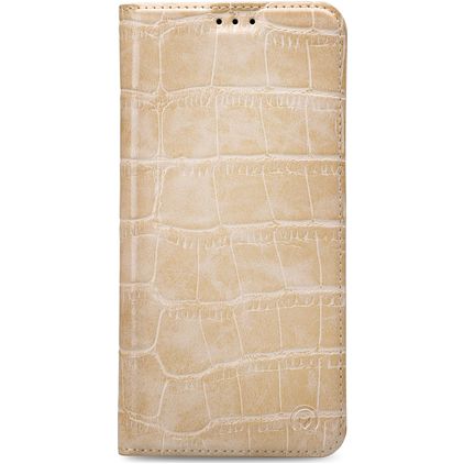 Mobilize Premium Gelly Samsung Galaxy S8 Plus Hoesje Bookcase Portemonnee - Alligator Peanut Brown