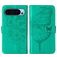 Mobigear Butterfly Google Pixel 9 Hoesje Bookcase Portemonnee - Groen