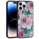 Mobigear Flowers iPhone 14 Pro Hoesje Hardcase Backcover - Model 1