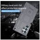 Mobigear Rugged Shield Samsung Galaxy S22 Ultra Hoesje Flexibel TPU Backcover Shockproof - Grijs