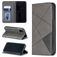 Mobigear Rhombus Slim iPhone 11 Hoesje Bookcase - Grijs