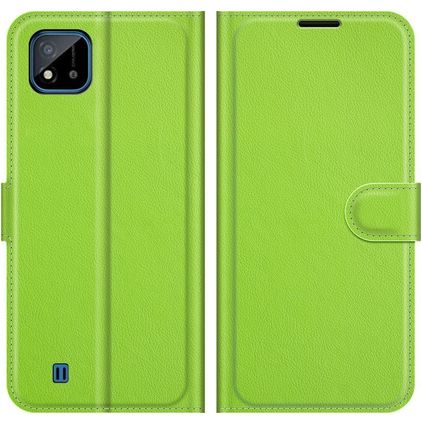 Mobigear Classic Realme C11 (2020) Hoesje Bookcase Portemonnee - Groen