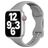 Mobigear Sport Slim Siliconen Apple Watch Bandje Druksluiting - 42/41/40/38 mm - Grijs