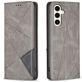Mobigear Rhombus Slim Samsung Galaxy S23 FE Hoesje Bookcase - Grijs