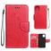 Mobigear Flowers iPhone 11 Hoesje Bookcase Portemonnee - Rood