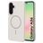 Mobiparts Slim Line Samsung Galaxy A56 MagSafe Hoesje Hardcase Backcover - Off White