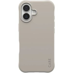 CARE by PanzerGlass Fashionable iPhone 17 Siliconen MagSafe Hoesje Backcover - Vanilla