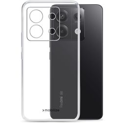 Mobilize Gelly Doorzichtig POCO X6 Hoesje Flexibel TPU Backcover - Transparant