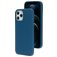 Mobiparts iPhone 12 Pro Max Siliconen Hoesje Backcover - Blueberry Blue