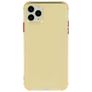 Mobigear Cushion iPhone 12 Pro Max Hoesje Flexibel TPU Backcover Shockproof - Goud