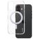 CARE by PanzerGlass Feature Case iPhone 16 MagSafe Hoesje Hardcase Backcover - Transparant / Zilver
