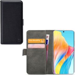 Mobilize Classic Gelly Wallet OPPO A58 4G Hoesje Bookcase Portemonnee - Zwart