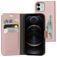 Mobiparts Classic Wallet iPhone 12 Hoesje Bookcase Portemonnee - Roze