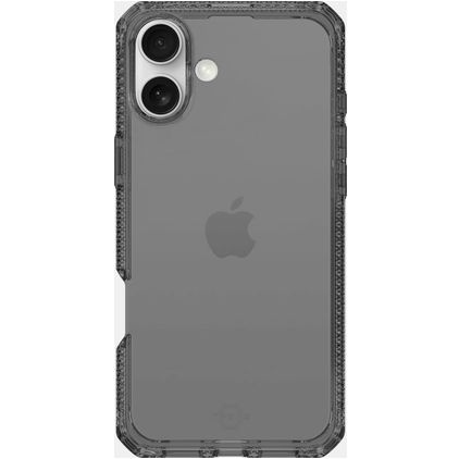 ITSKINS Level 2 SpectrumClear R iPhone 16 Hoesje Flexibel TPU Backcover Shockproof - Smoke
