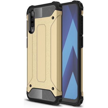 Mobigear Outdoor Samsung Galaxy A50 Hoesje Hardcase Backcover Shockproof - Goud