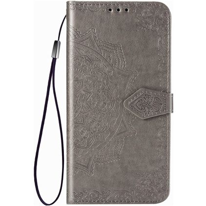 Mobigear Mandala OPPO Reno 3 Pro Hoesje Bookcase Portemonnee - Grijs