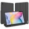 Dux Ducis Domo Samsung Galaxy Tab S6 Lite Hoes Bookcase + Stylus Houder - Zwart