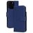 Mobiparts Wallet iPhone 16 Pro MagSafe Hoesje Echt Leer Bookcase Portemonnee - Blauw