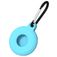 Mobigear Circle Key Apple AirTag Hoesje Flexibel TPU Sleutelhanger - Blauw