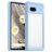 Mobigear Crystal Google Pixel 7a Hoesje Hardcase Backcover - Transparant / Blauw